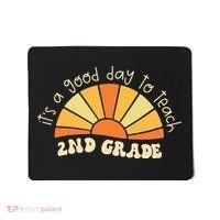 Retro Its Good Day To Teach 2nd Grade Teacher Back To School Mousepad thumb 0