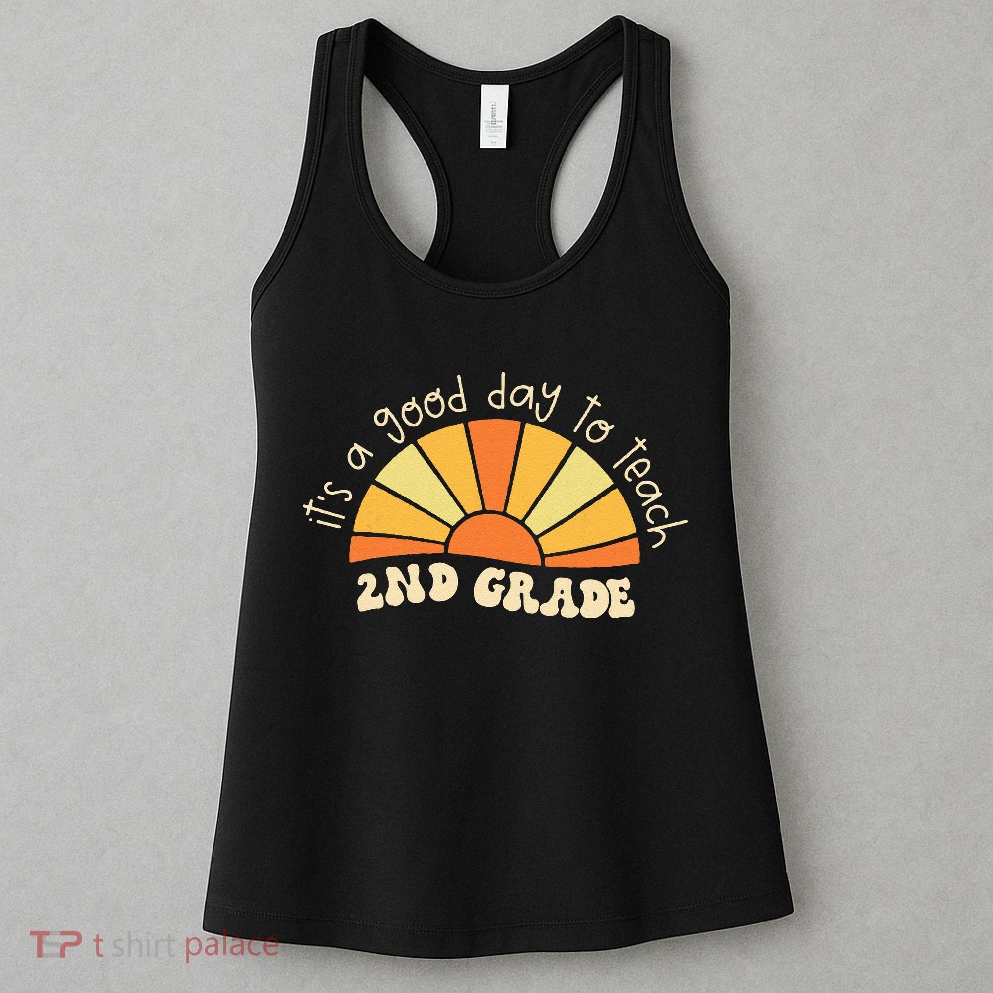 Retro Its Good Day To Teach 2nd Grade Teacher Back To School Women's Tank Top