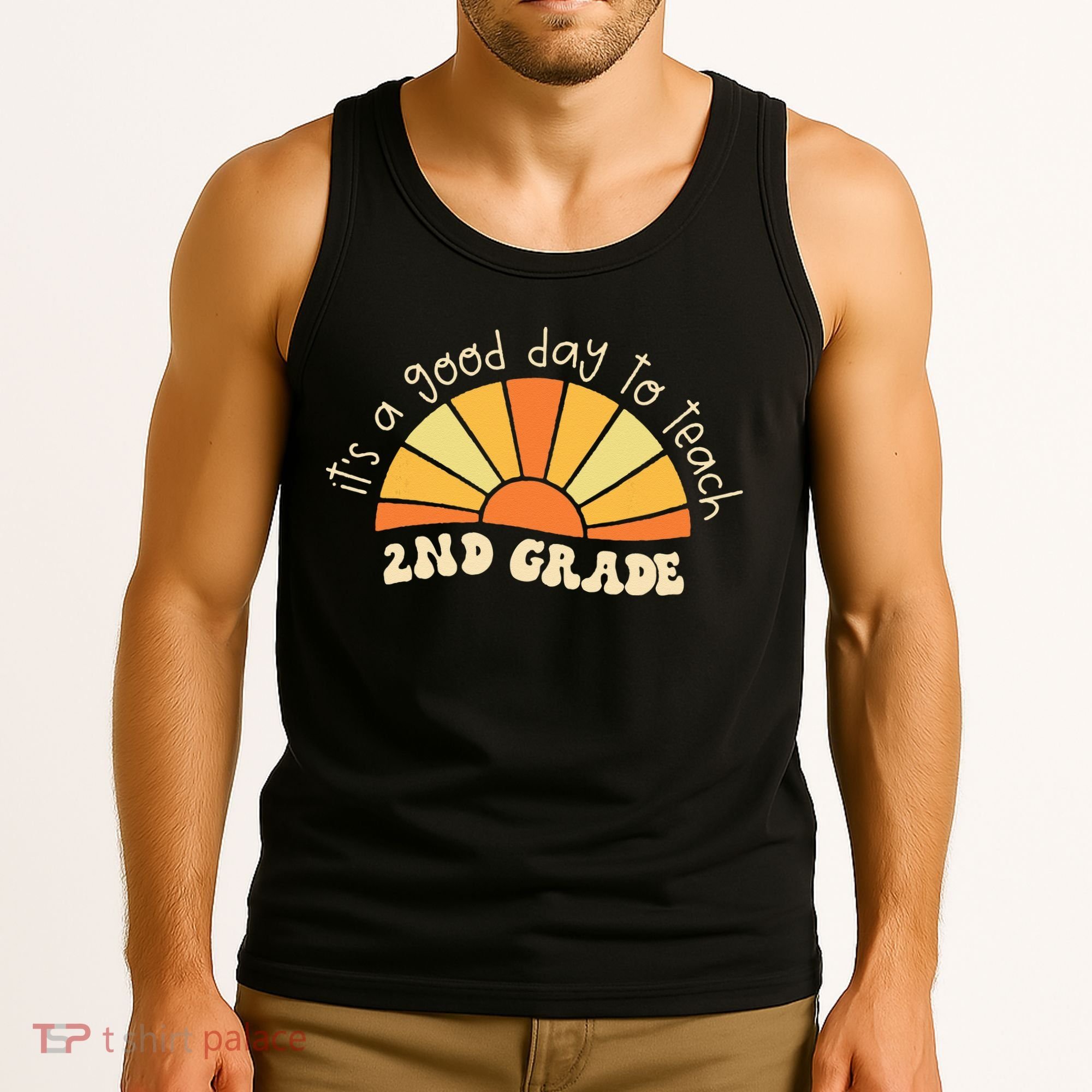 Retro Its Good Day To Teach 2nd Grade Teacher Back To School Tank Top
