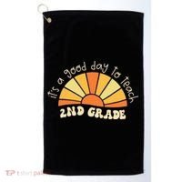 Retro Its Good Day To Teach 2nd Grade Teacher Back To School Golf Towel thumb 0