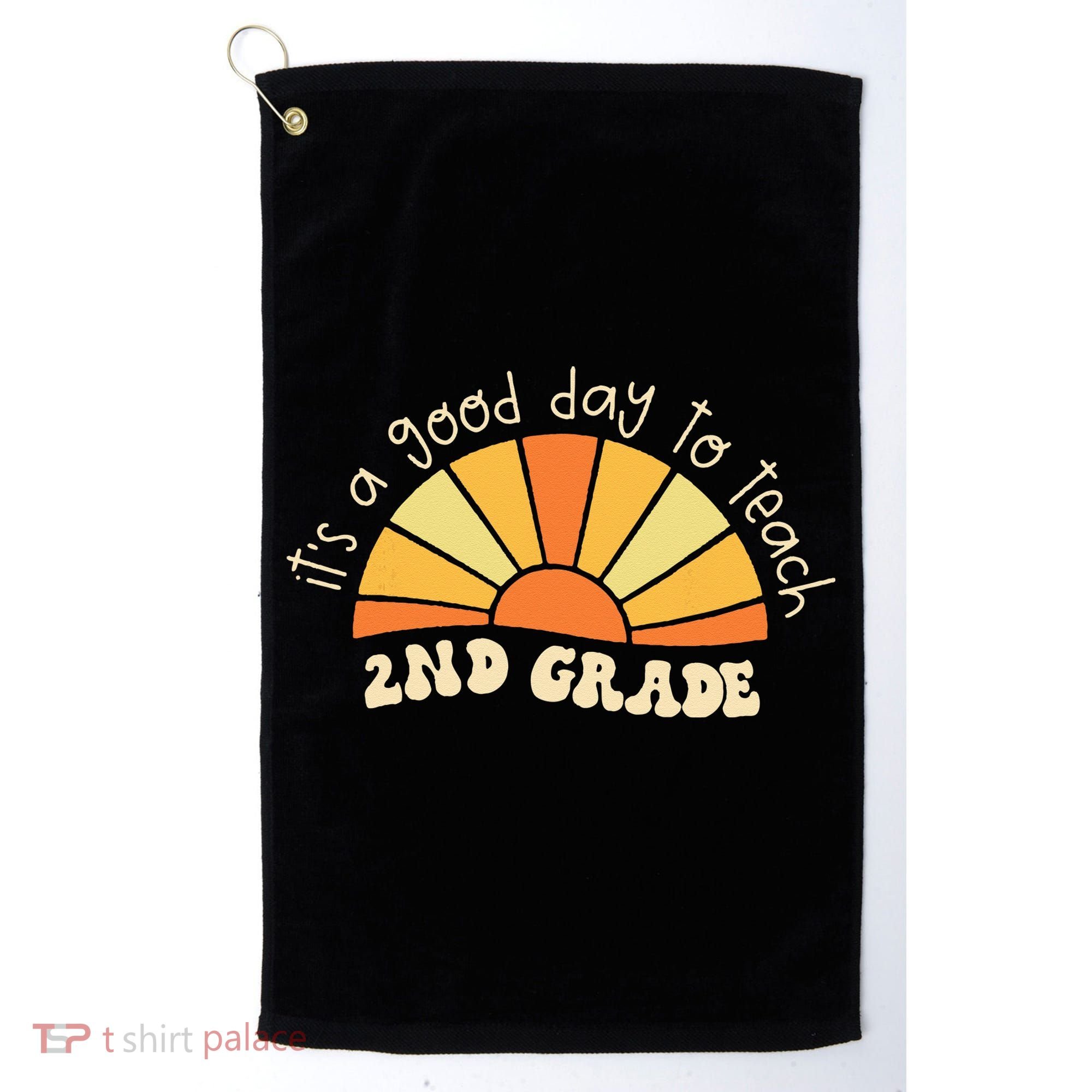 Retro Its Good Day To Teach 2nd Grade Teacher Back To School Golf Towel