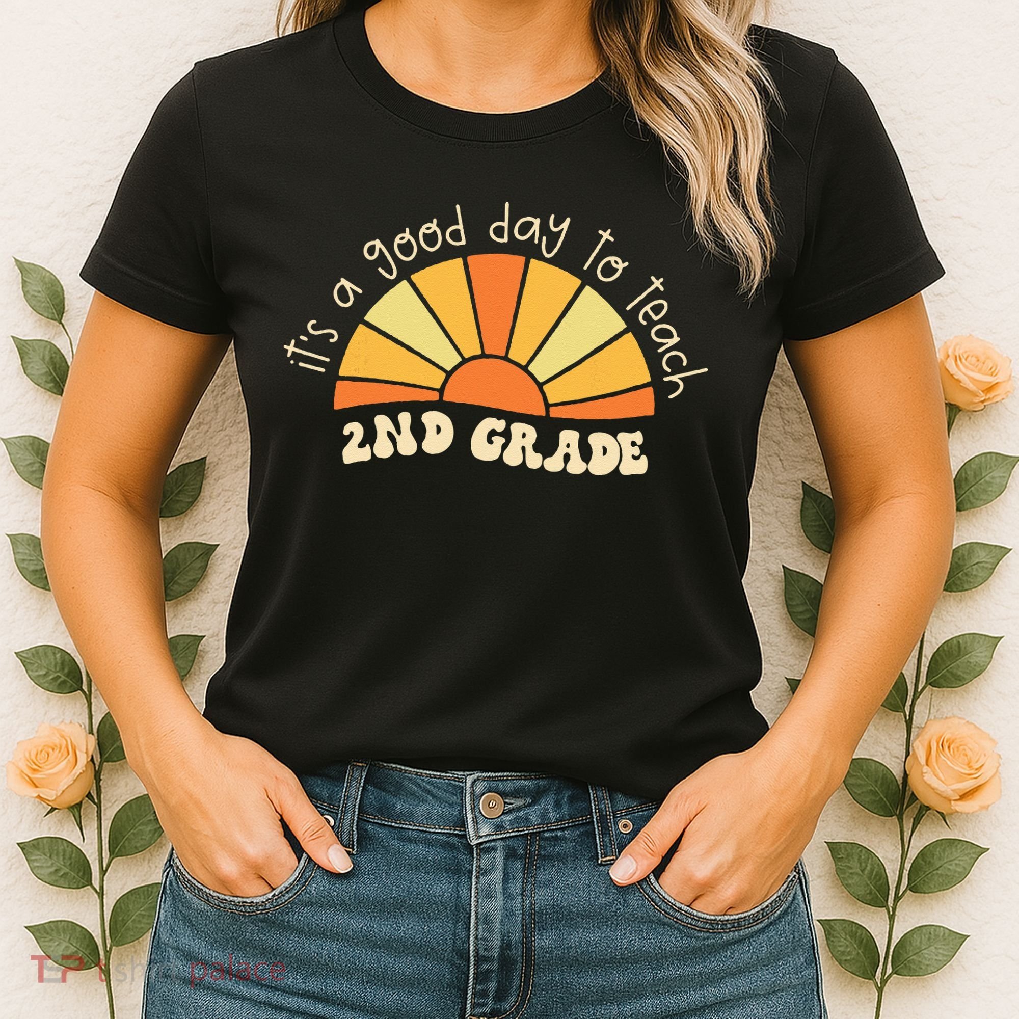 Retro Its Good Day To Teach 2nd Grade Teacher Back To School Women's T-Shirt