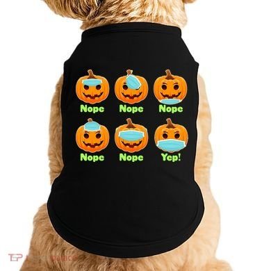 Right And Wrong Way To Wear Masks Pumpkins Doggie Tank