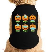 Right And Wrong Way To Wear Masks Pumpkins Doggie Tank thumb 0