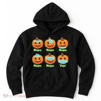 Right And Wrong Way To Wear Masks Pumpkins Hoodie thumb 0