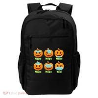 Right And Wrong Way To Wear Masks Pumpkins Backpack thumb 0