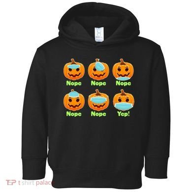 Right And Wrong Way To Wear Masks Pumpkins Toddler Hoodie