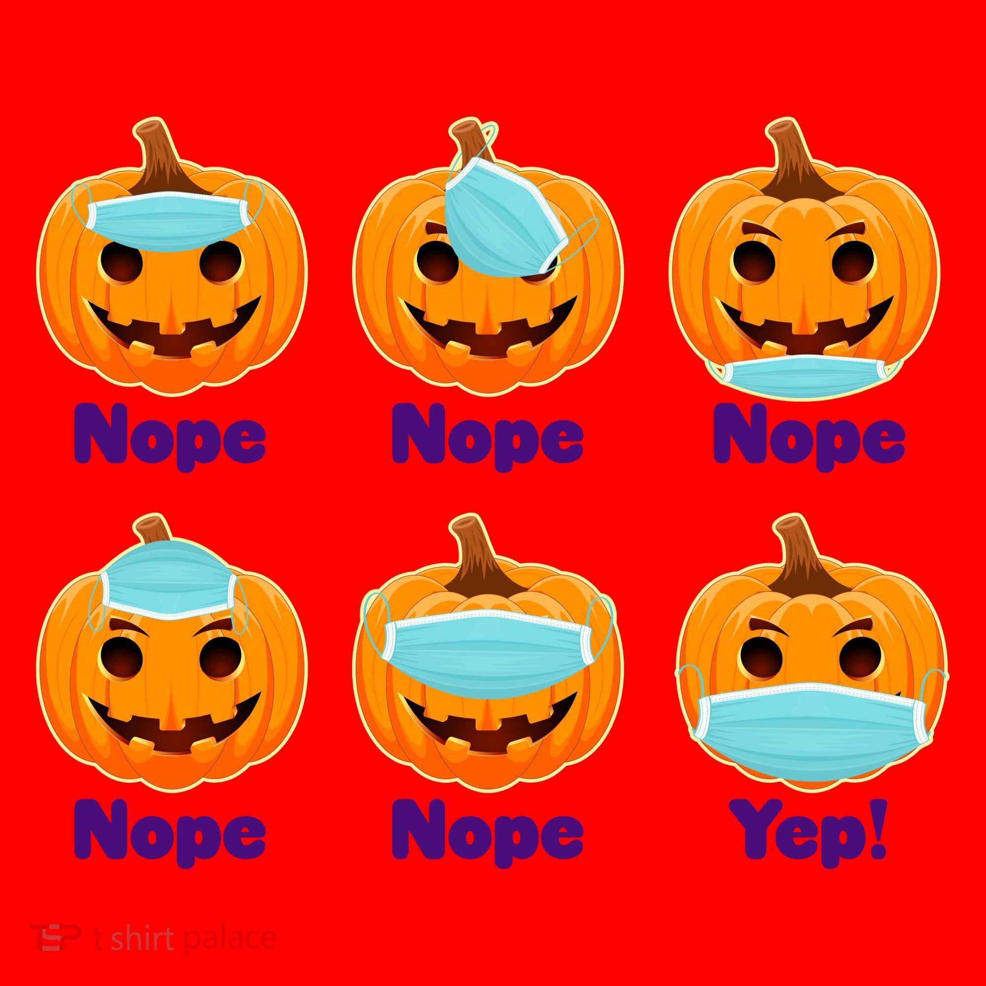 Right And Wrong Way To Wear Masks Pumpkins Santa Hat