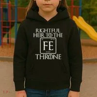 Rightful Heir To The Iron Throne Kids Hoodie thumb 3
