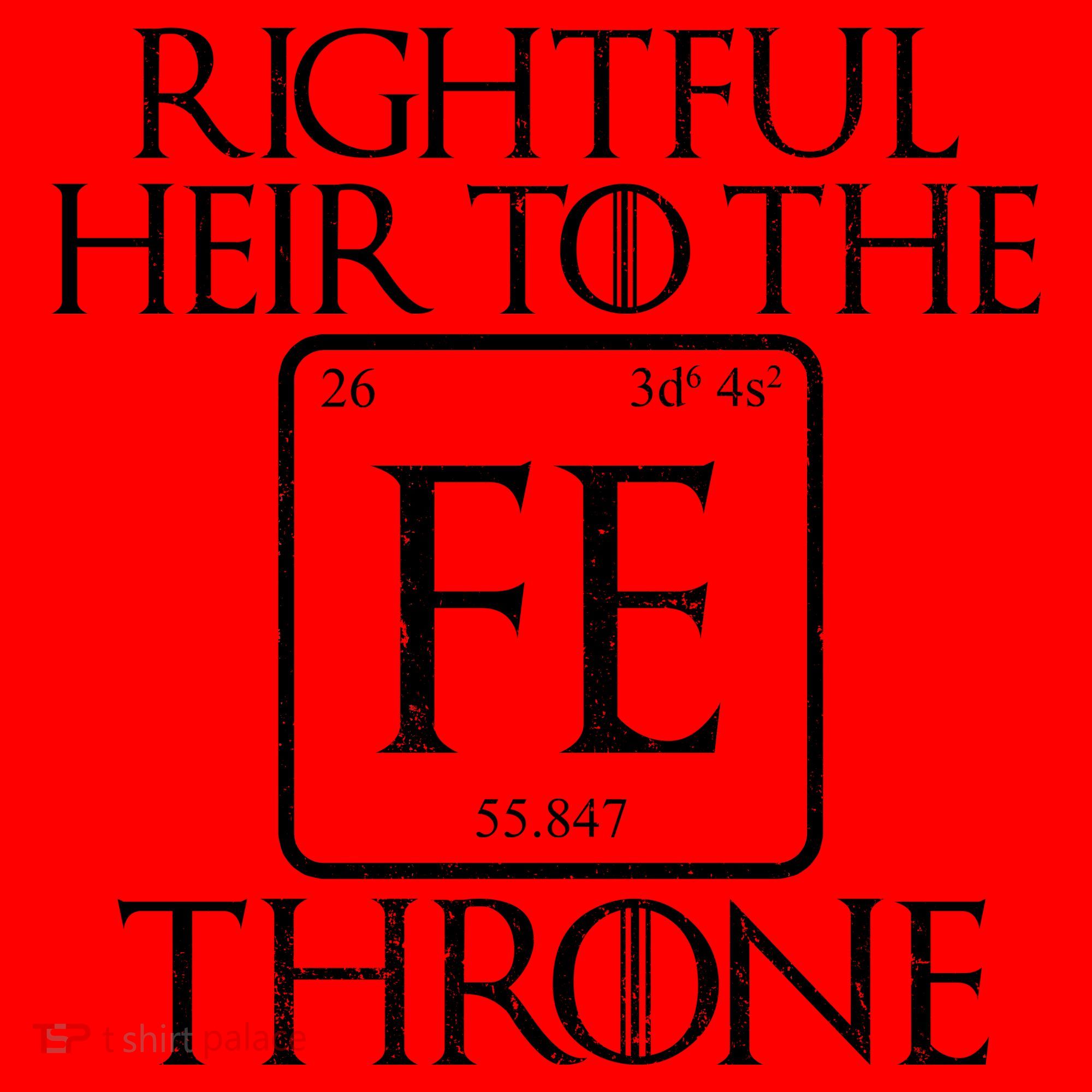 Rightful Heir To The Iron Throne Santa Hat