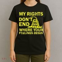 Rights Don't End Where Feelings Begin T-Shirt thumb 4