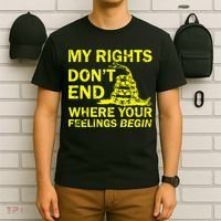 Rights Don't End Where Feelings Begin T-Shirt thumb 6