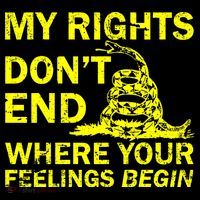 Rights Don't End Where Feelings Begin T-Shirt thumb 7