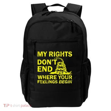 Rights Don't End Where Feelings Begin Backpack