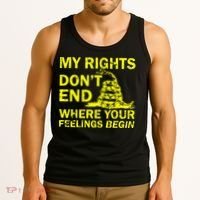 Rights Don't End Where Feelings Begin Tank Top thumb 3