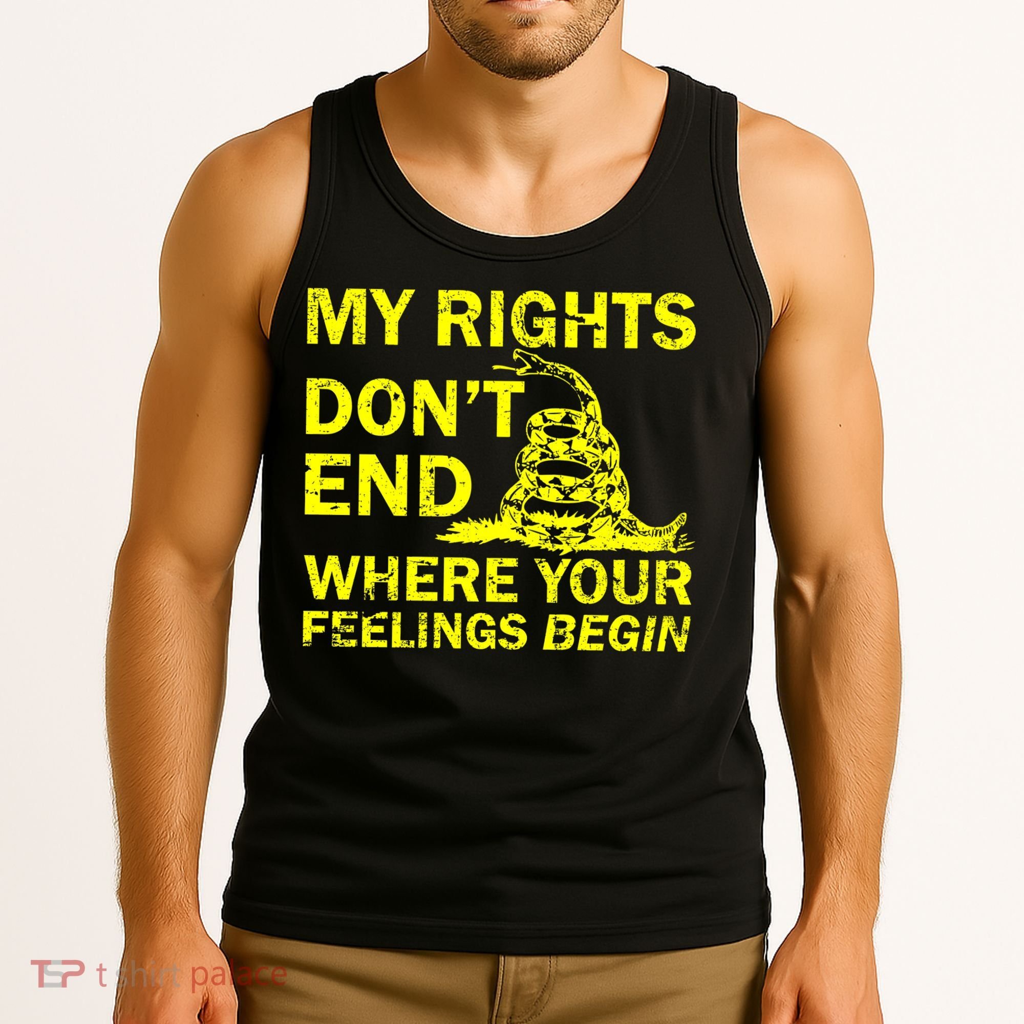 Rights Don't End Where Feelings Begin Tank Top