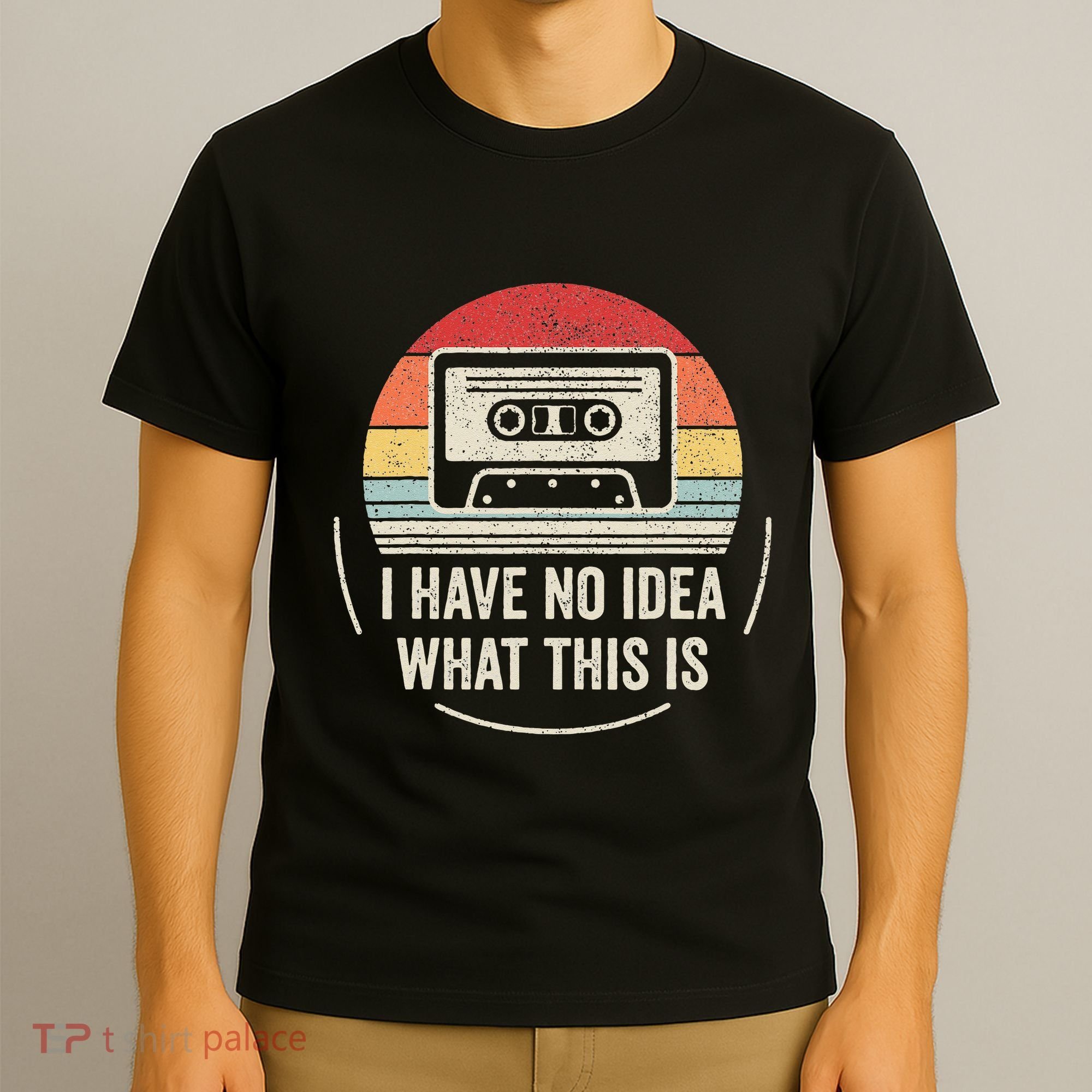Retro I Have No Idea What This Is Kids Funny Cassette T-Shirt