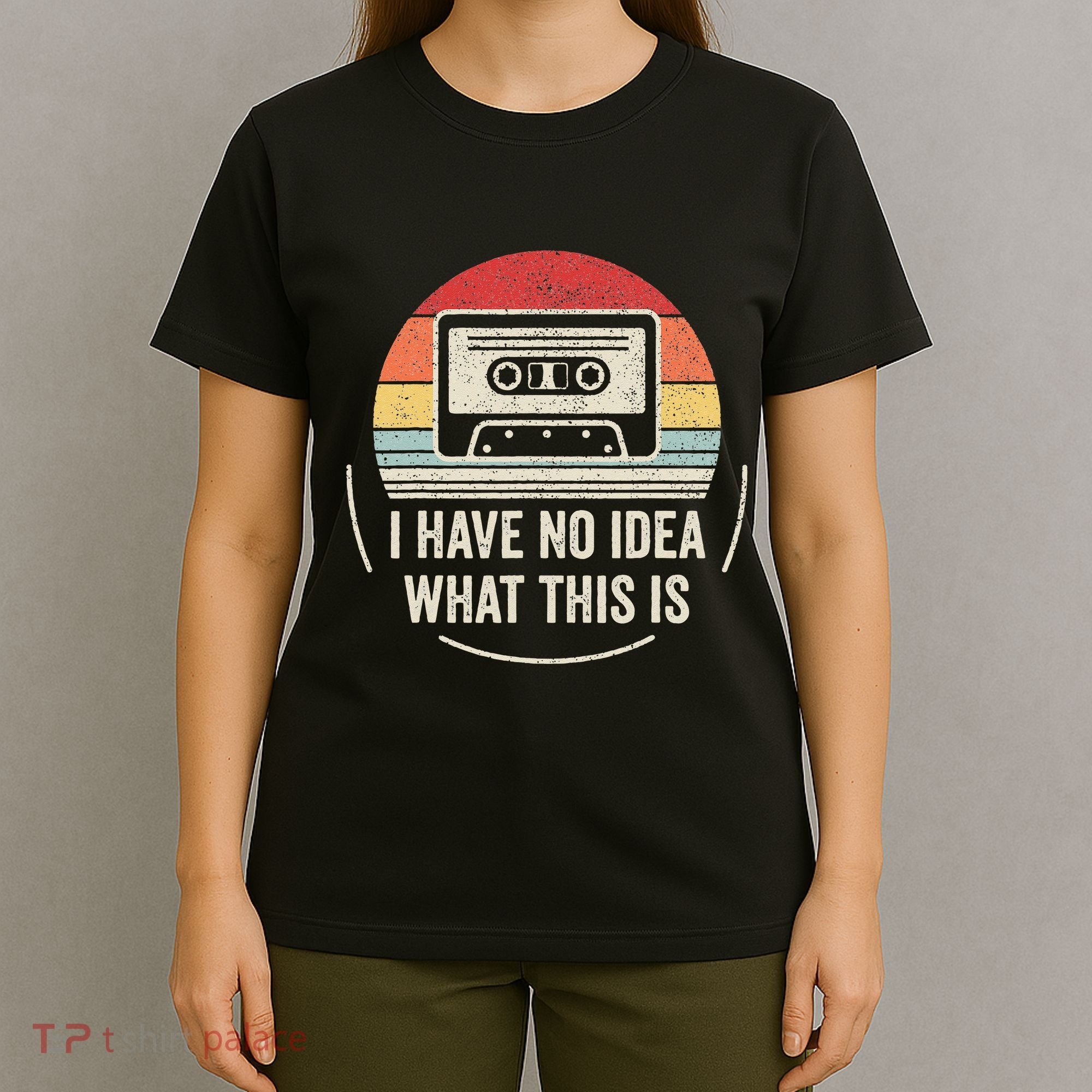 Retro I Have No Idea What This Is Kids Funny Cassette T-Shirt