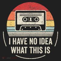 Retro I Have No Idea What This Is Kids Funny Cassette Beanie thumb 2