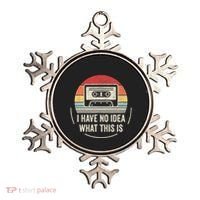 Retro I Have No Idea What This Is Kids Funny Cassette Ornament thumb 0