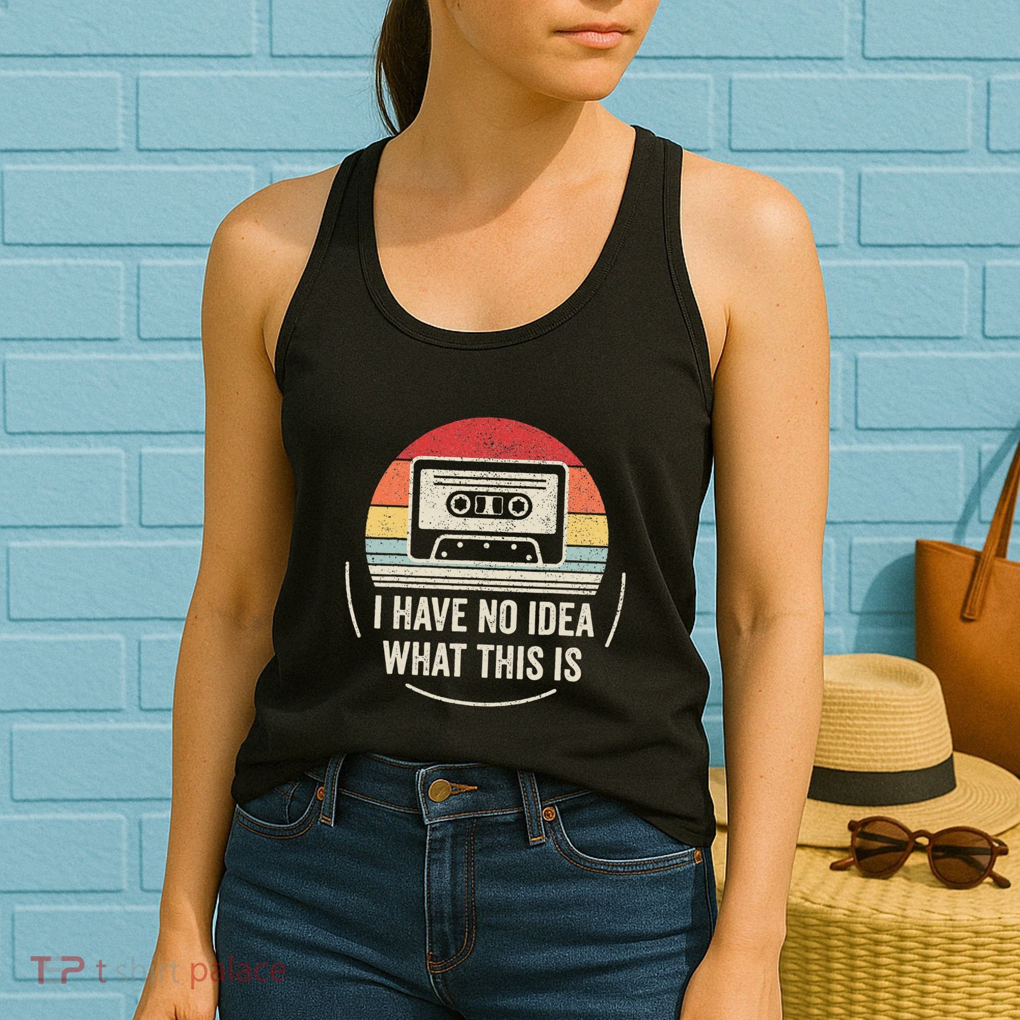 Retro I Have No Idea What This Is Kids Funny Cassette Women's Tank Top