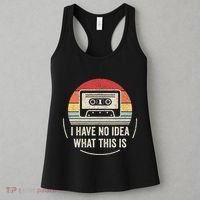 Retro I Have No Idea What This Is Kids Funny Cassette Women's Tank Top thumb 3