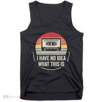 Retro I Have No Idea What This Is Kids Funny Cassette Tank Top thumb 0