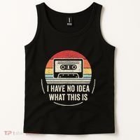 Retro I Have No Idea What This Is Kids Funny Cassette Tank Top thumb 2