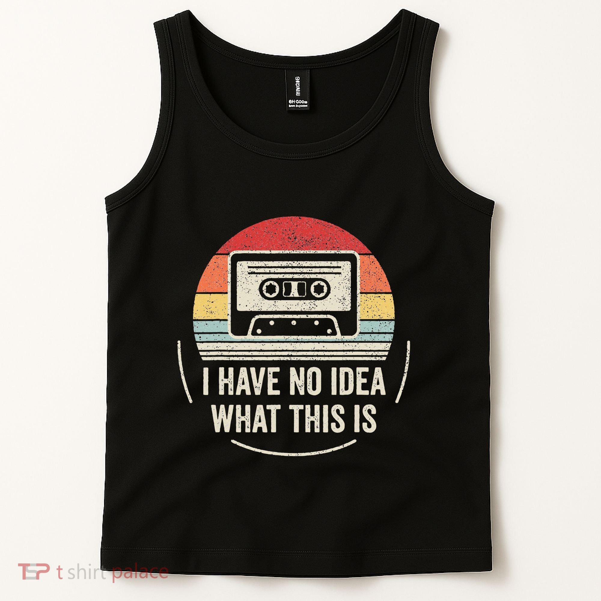 Retro I Have No Idea What This Is Kids Funny Cassette Tank Top
