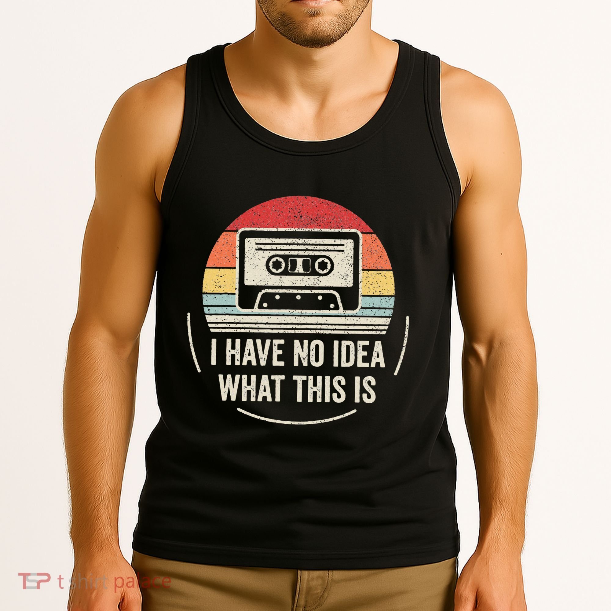 Retro I Have No Idea What This Is Kids Funny Cassette Tank Top