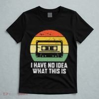 Retro I Have No Idea What This Is Funny Cassette T-Shirt thumb 5