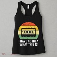 Retro I Have No Idea What This Is Funny Cassette Women's Tank Top thumb 3