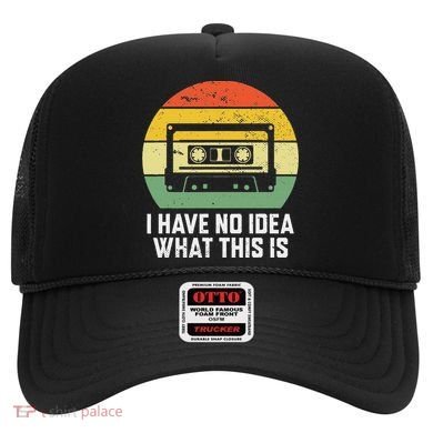 Retro I Have No Idea What This Is Funny Cassette Hat