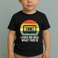 Retro I Have No Idea What This Is Funny Cassette Toddler T-Shirt thumb 2