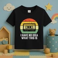 Retro I Have No Idea What This Is Funny Cassette Toddler T-Shirt thumb 3