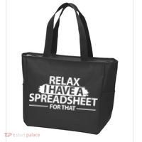 Relax I Have A Spreadsheet For That Accounting Accountants Funny Tote Bag thumb 3