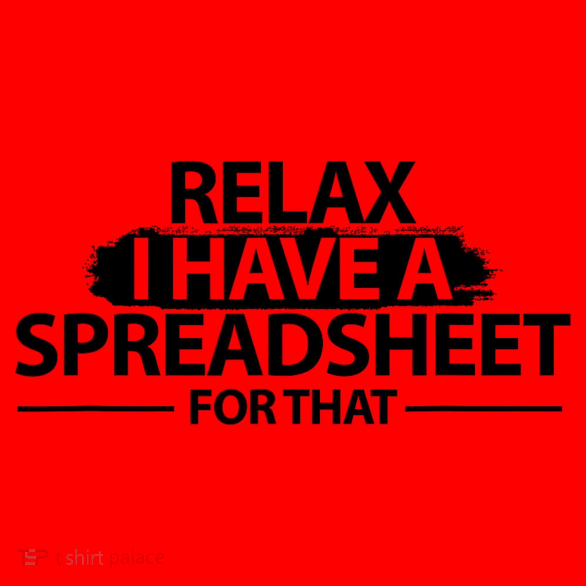Relax I Have A Spreadsheet For That Accounting Accountants Funny Santa Hat