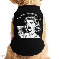 Retro Is He Dead Yet Anti Fascism Doggie Tank thumb 0