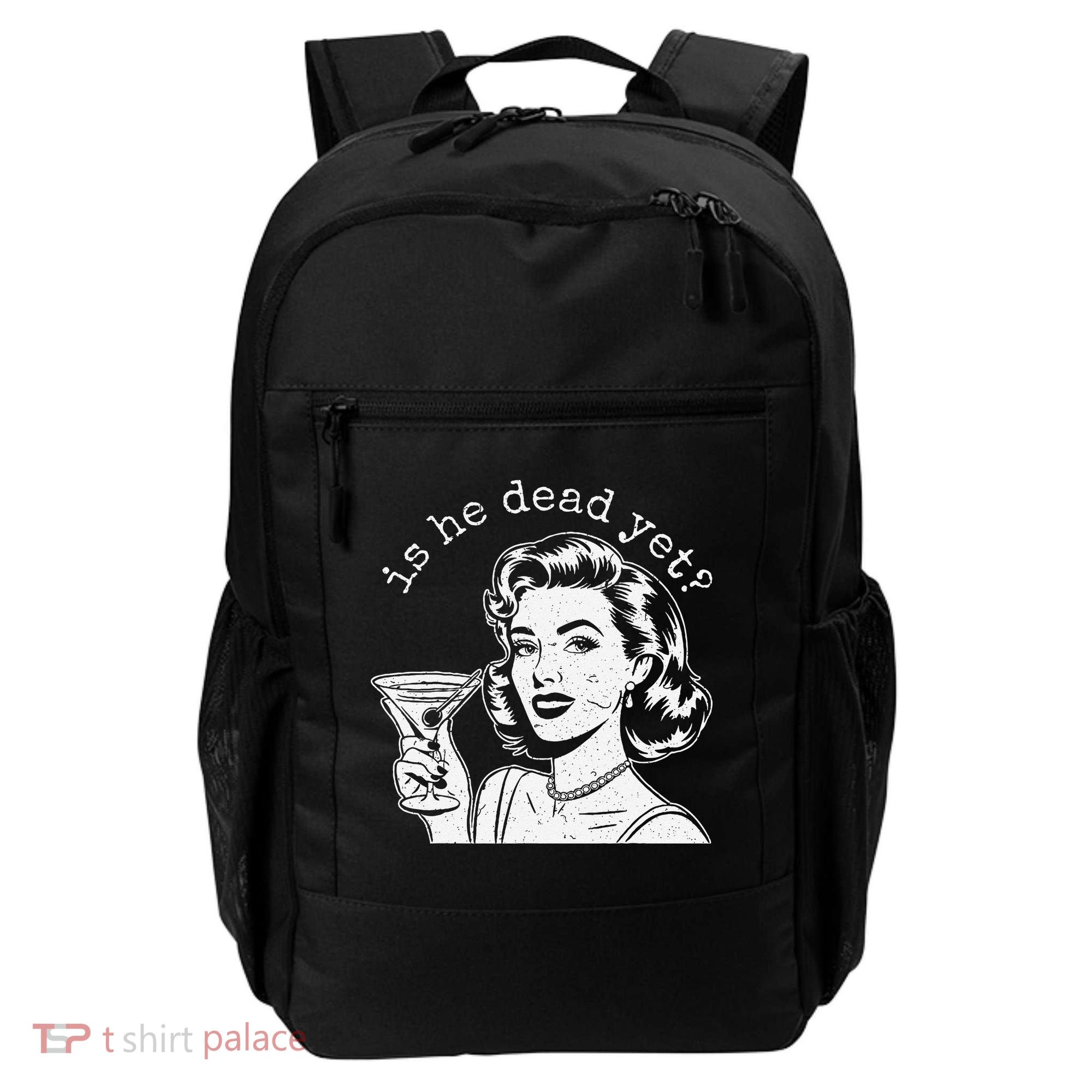 Retro Is He Dead Yet Anti Fascism Backpack