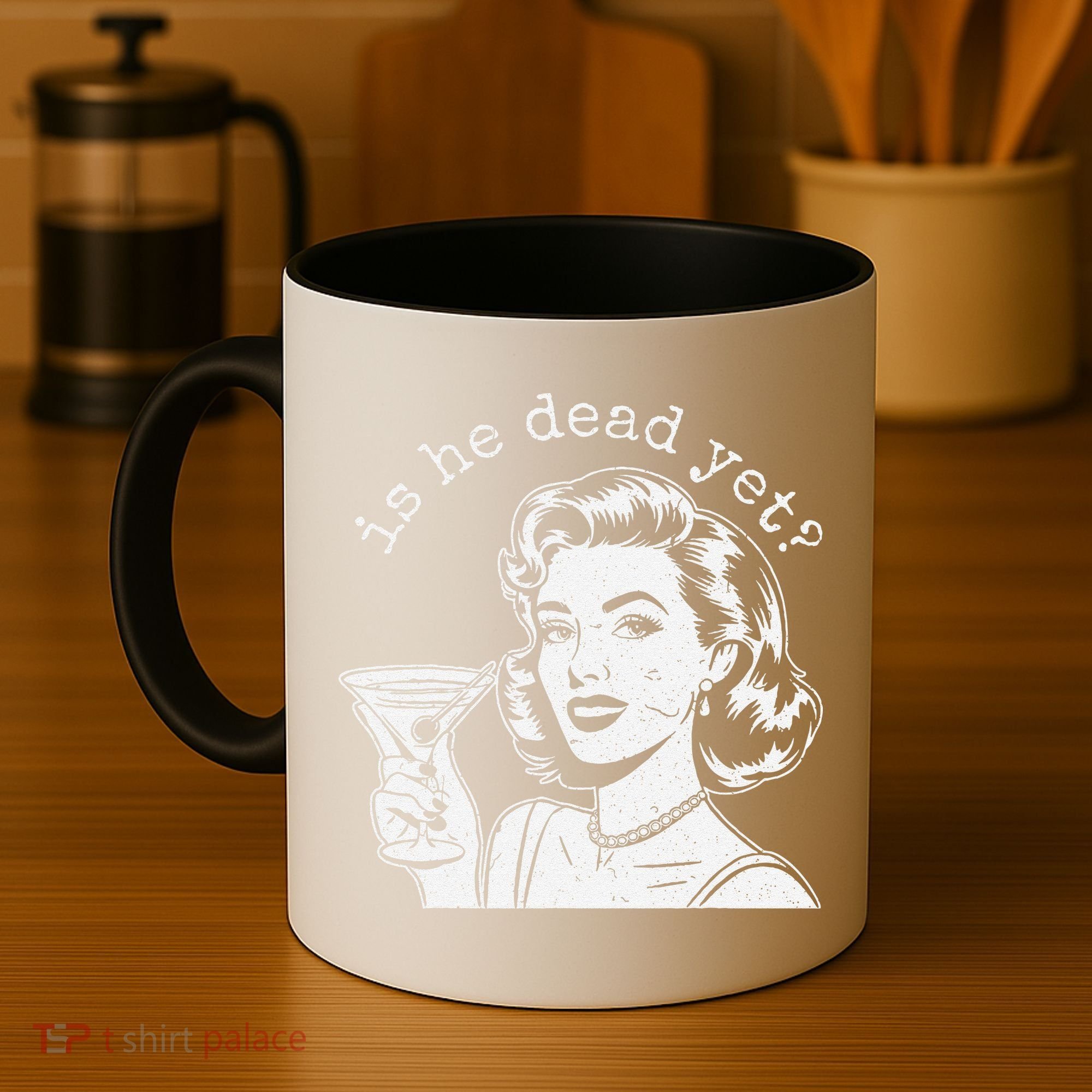 Retro Is He Dead Yet Anti Fascism Coffee Mug