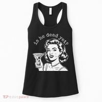 Retro Is He Dead Yet Anti Fascism Women's Tank Top thumb 0