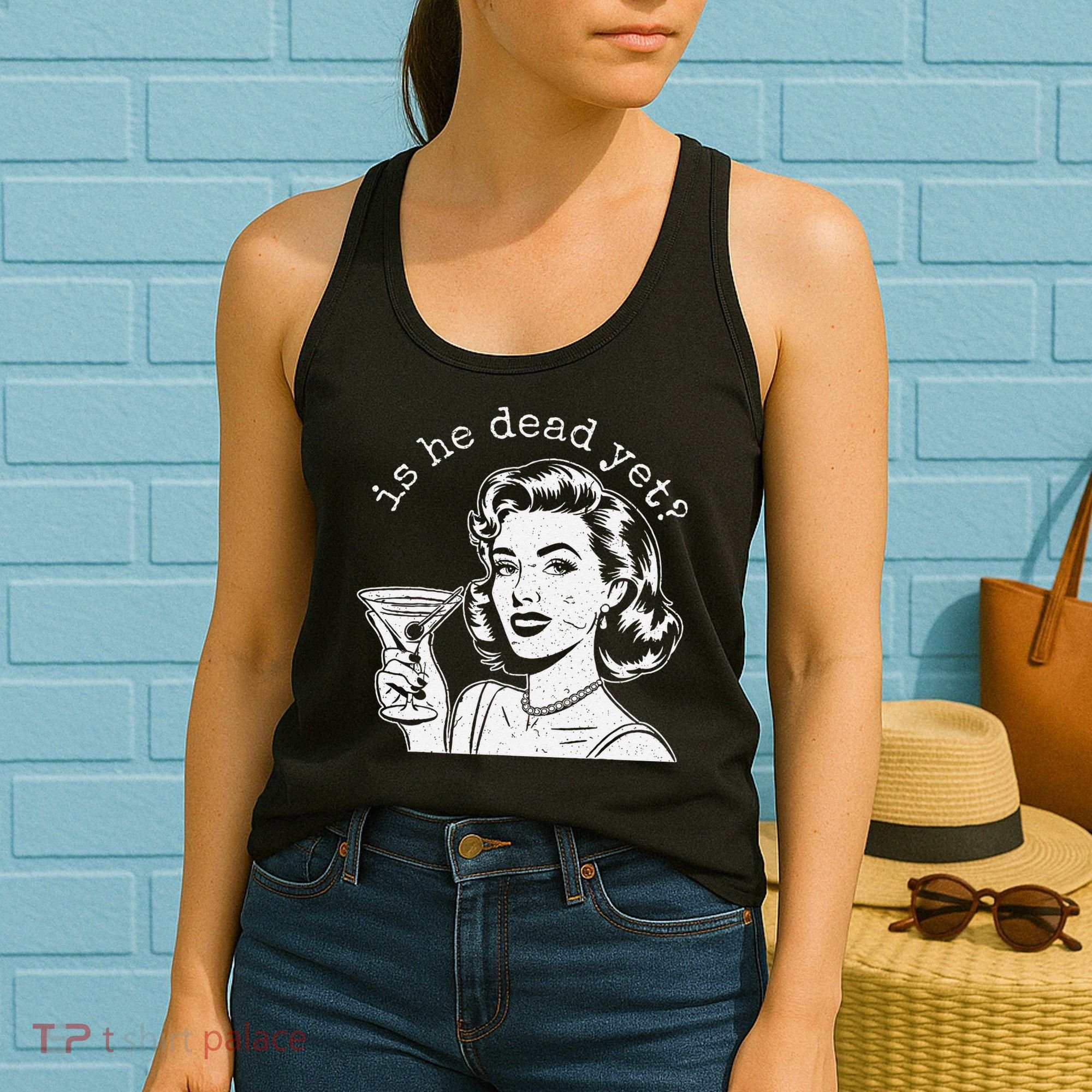 Retro Is He Dead Yet Anti Fascism Women's Tank Top