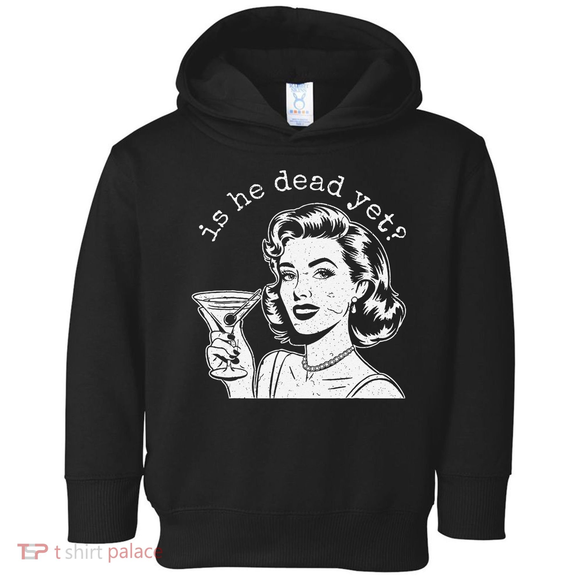 Retro Is He Dead Yet Anti Fascism Toddler Hoodie