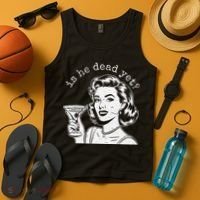 Retro Is He Dead Yet Anti Fascism Tank Top thumb 4