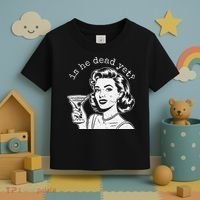 Retro Is He Dead Yet Anti Fascism Toddler T-Shirt thumb 3
