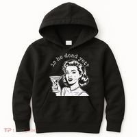 Retro Is He Dead Yet Anti Fascism Kids Hoodie thumb 0