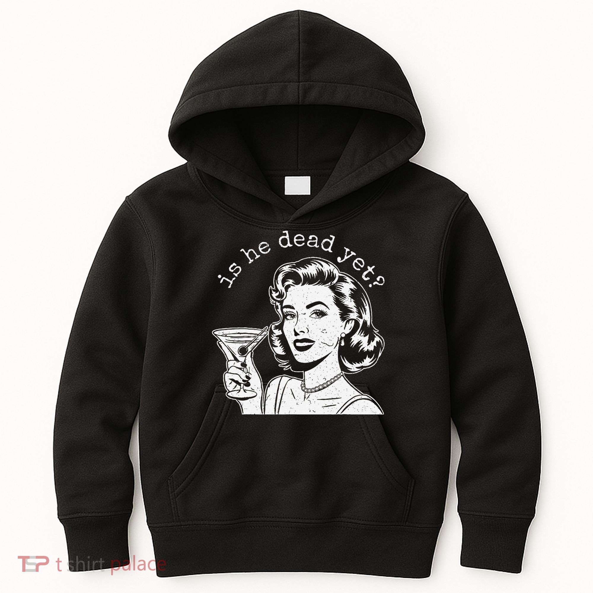 Retro Is He Dead Yet Anti Fascism Kids Hoodie