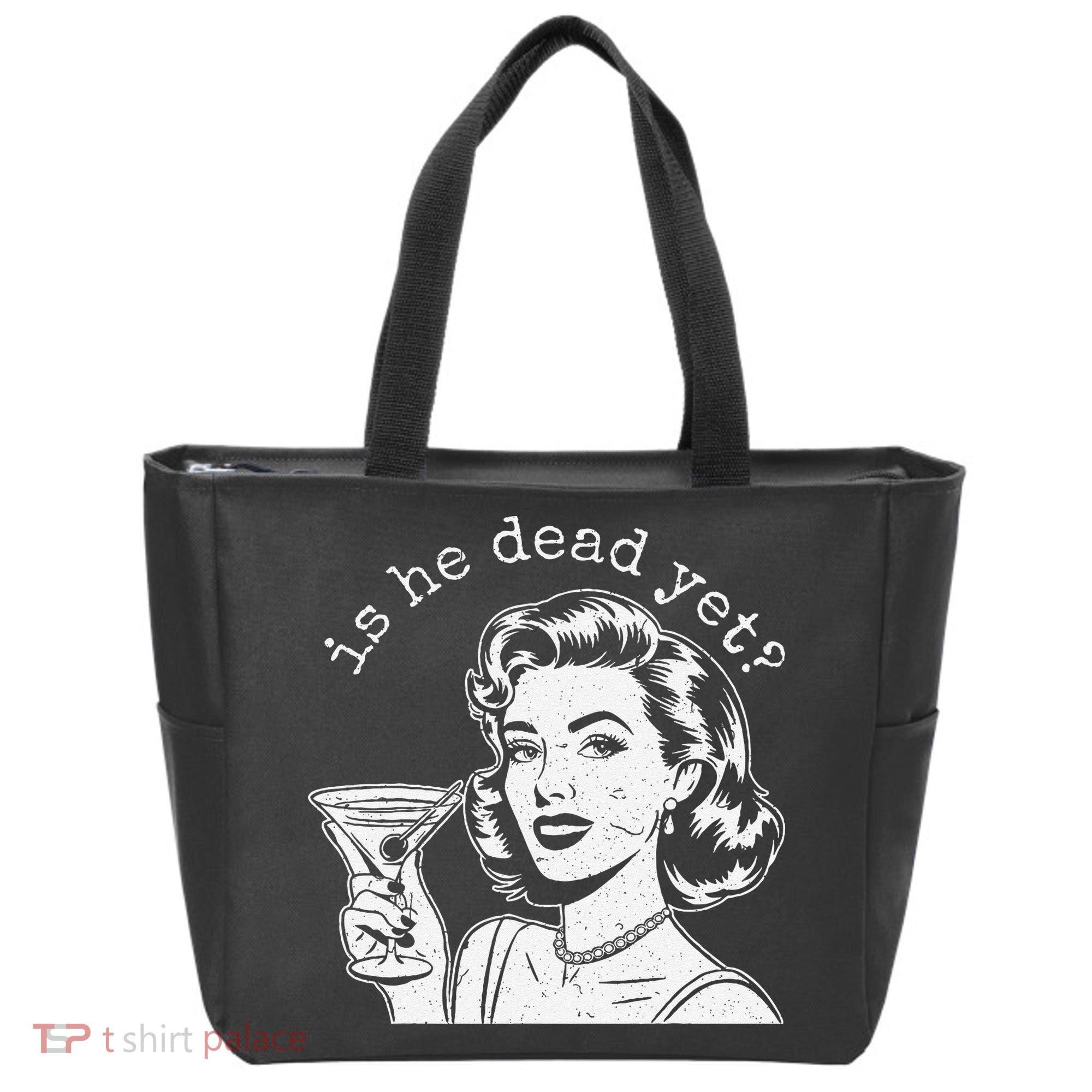 Retro Is He Dead Yet Anti Fascism Tote Bag