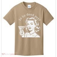 Retro Is He Dead Yet Anti Fascism Kids T-Shirt thumb 0