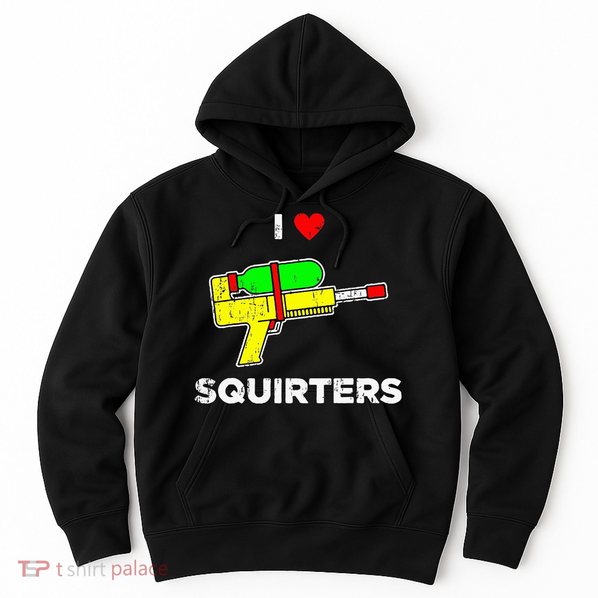 Retro I Heart Squirters Funny I Love Squirters Hoodie